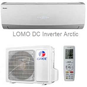 Тепловой насос Gree Lomo Arctic R410 Inverter 2019 GWH24QE-K3DNC2G