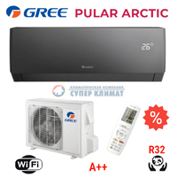 Сплит-система Gree Pular Inverter R32 Arctic black GWH18AGDXD-K6DNA4E