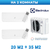 Инверторная мульти сплит-система Electrolux Fusion 2.0 на 2 комнаты (20м2 + 35м2), 18 000 BTU